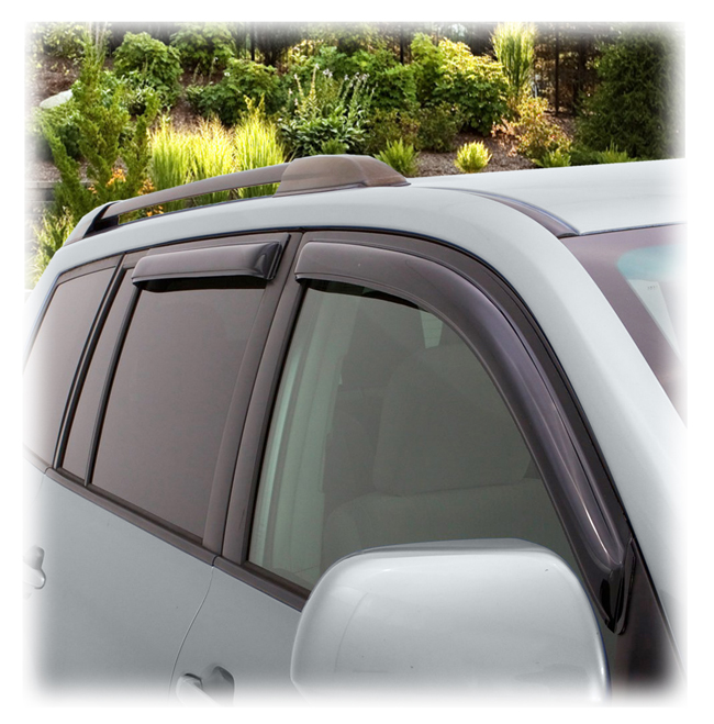 Customer testimonials confirm overwhelming satisfaction with the C&C CarWorx set of four Tape-On Outside-Mount Window Visor Rain Guards to fit 2008-09-10-11-12-13 Toyota Highlander models 