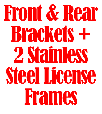 Front & Rear Brackets + 2 Frames