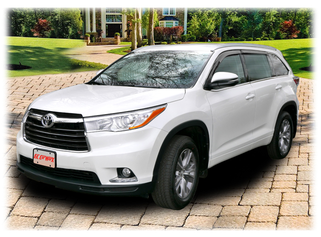 window rain guards for toyota highlander #6