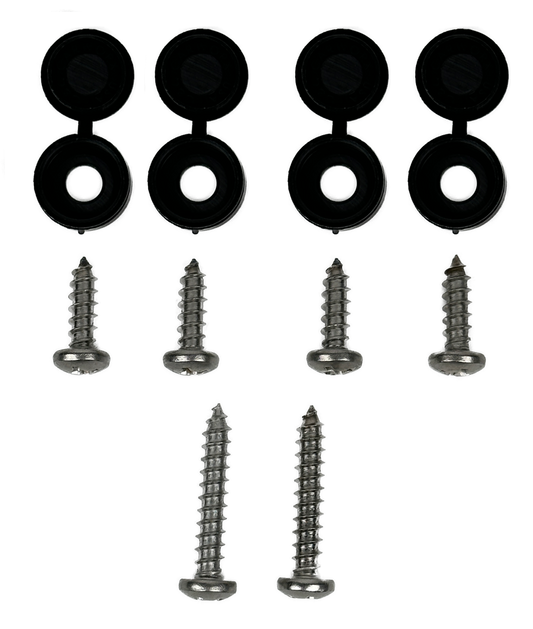 Hardware Kit for Carworx Front License plate brackets 6 screw version. (Bag-3)