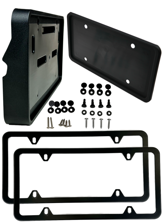 Crosstrek 2024+ Front and Rear Bracket with Black frame combo set (CT-24-FP-C-FB)