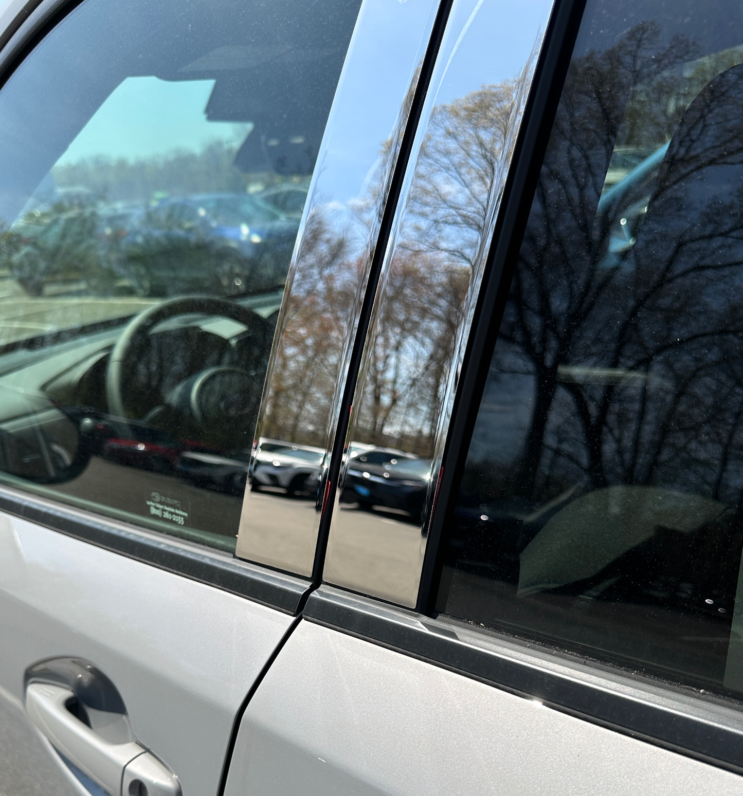 Forester Stainless Steel Pillar covers with Chrome Finish (FO-25-PM)