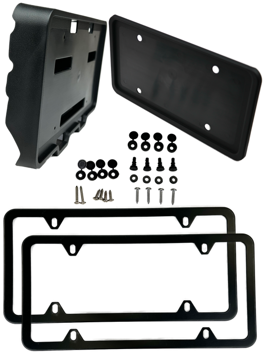 Subaru Legacy 2023-2025 front and rear bracket with Black frame combo set (LS-23-FP-C-FB)