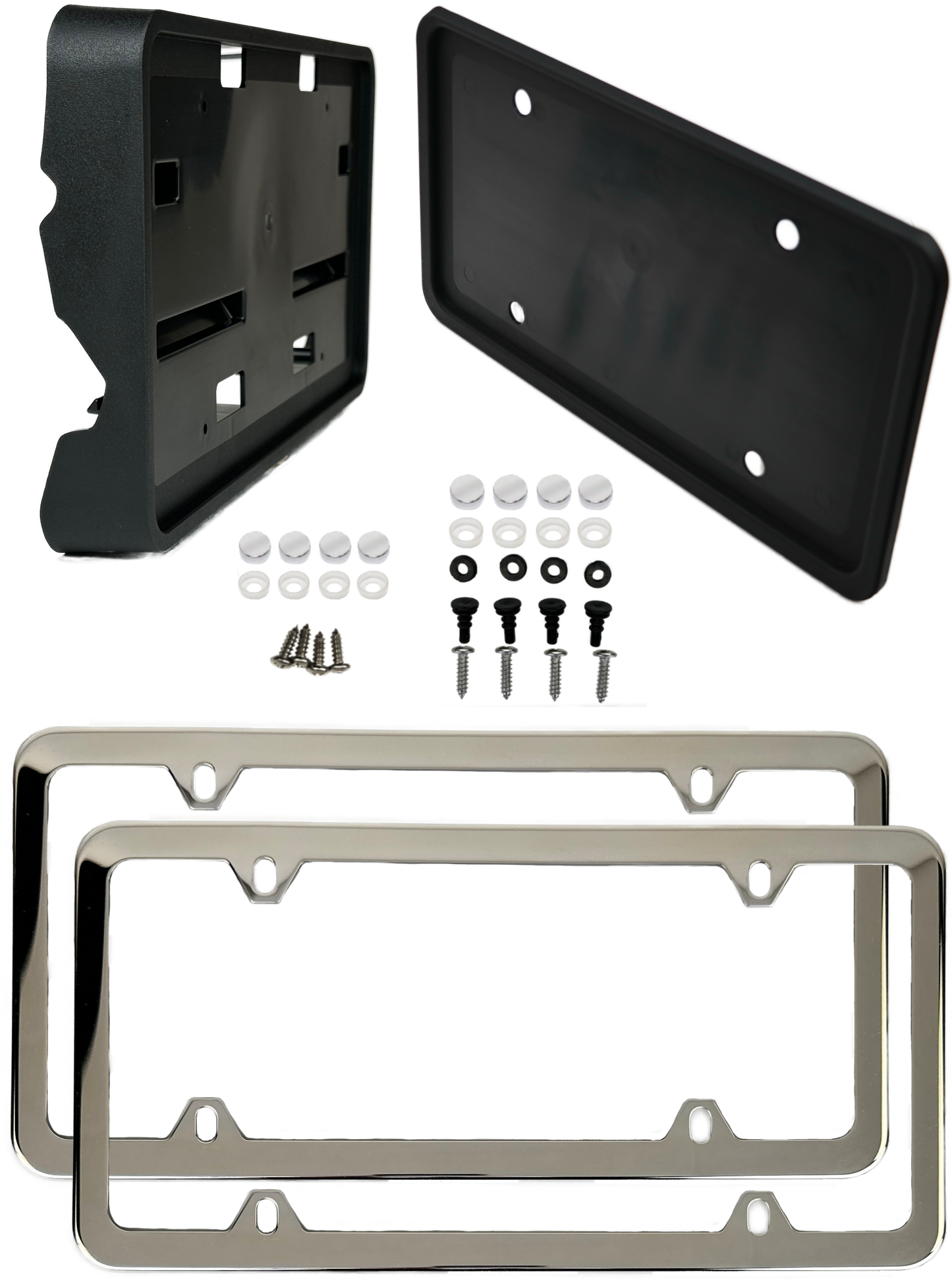 Subaru Outback 2023-2025  front and rear bracket with Stainless steel frame combo set (OW-23-FP-C-FS)