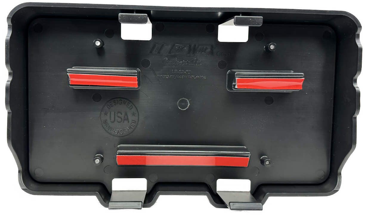 Legacy Front License plate bracket for 2023-2025 Clip on Style (LS-23-FP)